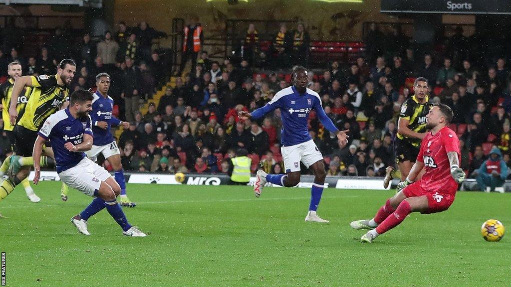 Sam Morsy's goal was only his second of the season for Ipswich