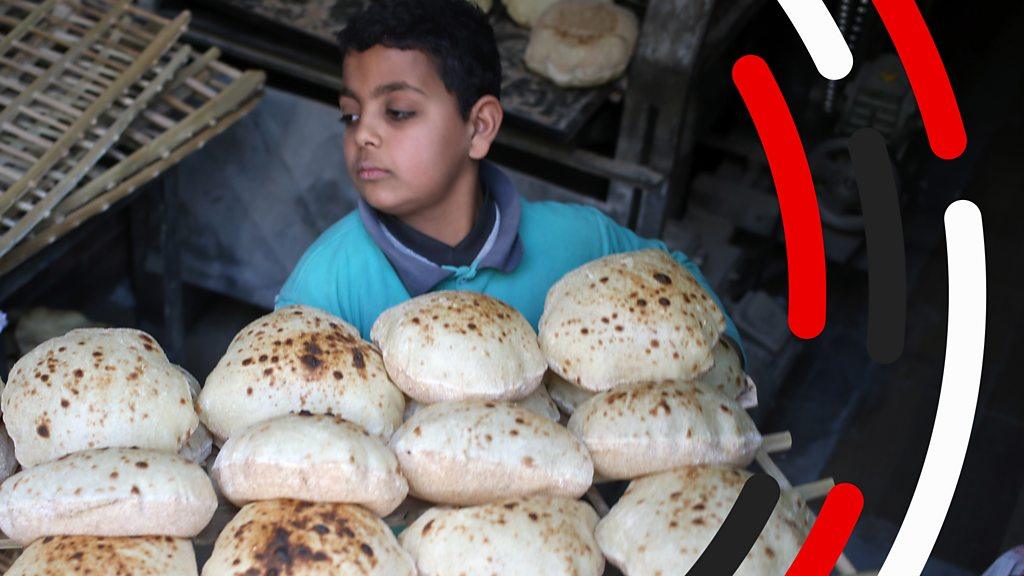 Child with bread