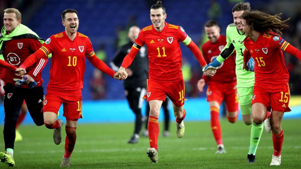 Wales celebrate