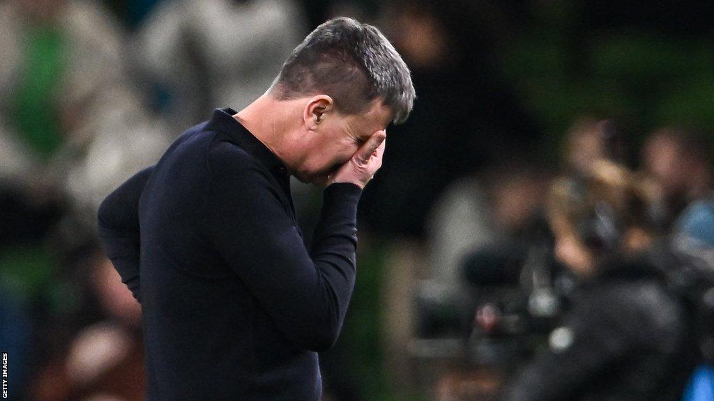 Stephen Kenny pictured during the Republic of Ireland's draw with New Zealand