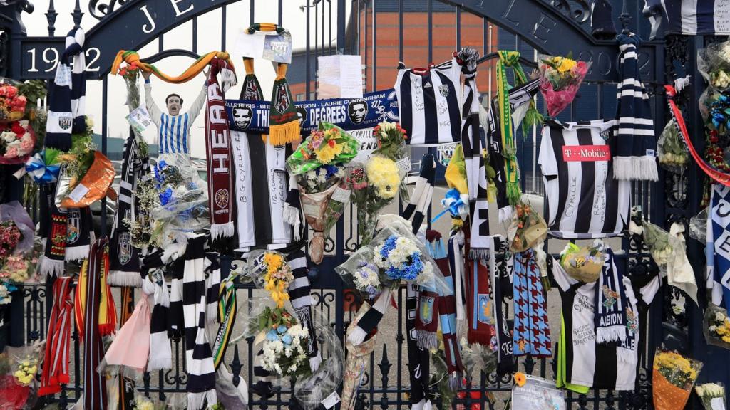 Tributes to Cyrille Regis at The Hawthorns