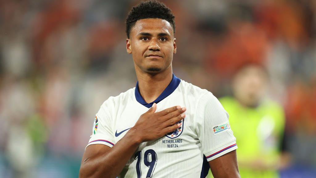 Ollie Watkins playing for England