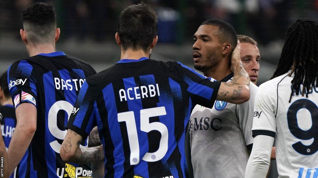 Francesco Acerbi and Juan Jesus