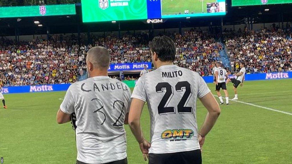 Vincent Candela and Diego Milito