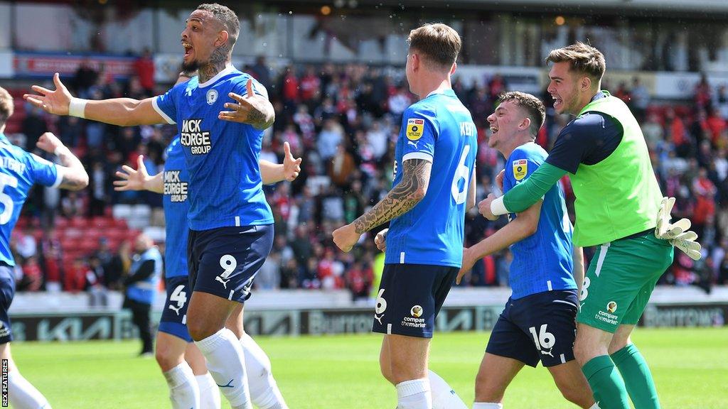 Peterborough pipped Derby to sixth place by just a single point