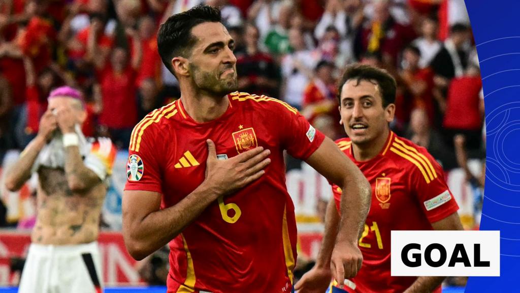 Merino's 119th minute header puts Spain into semi-finals