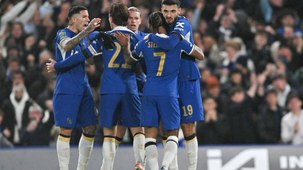 Chelsea celebrate