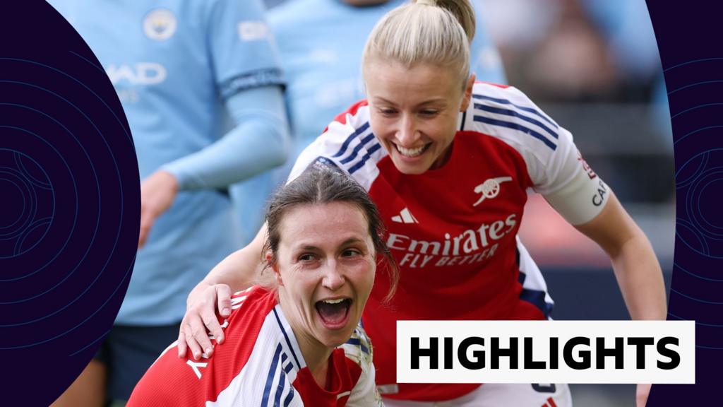 Arsenal beat Man City in seven-goal thriller - WSL highlights