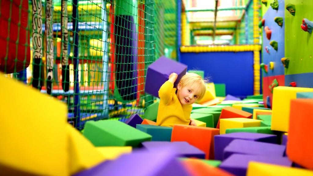 boy at soft play