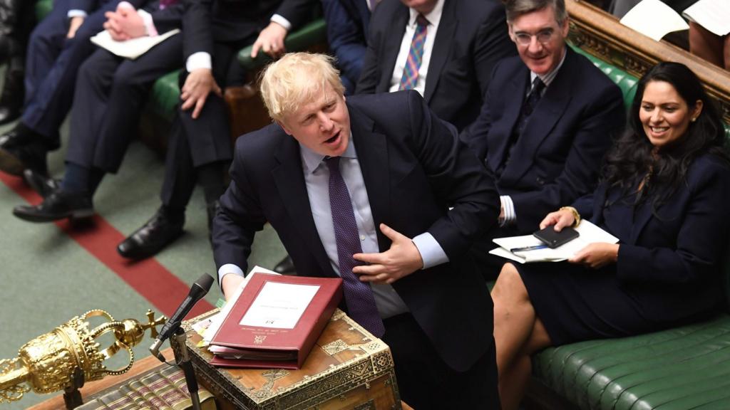 Boris Johnson at PMQs