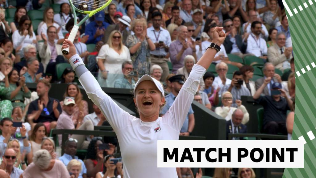 'The comeback queen!' - Krejcikova beats Rybakina to reach first Wimbledon final