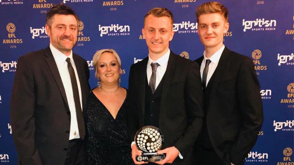 The Wilmot family at the EFL Awards