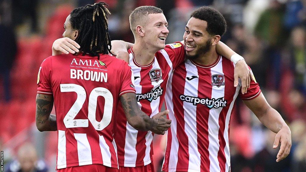 Jay Stansfield with Jevani Brown and Sam Nombe