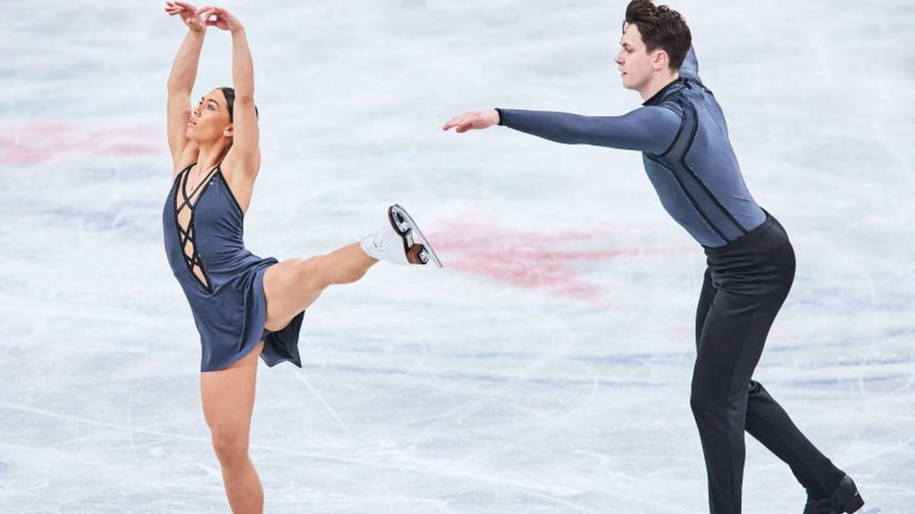 Anastasia Vaipan-Law & Luke Digby in action for Great Britain