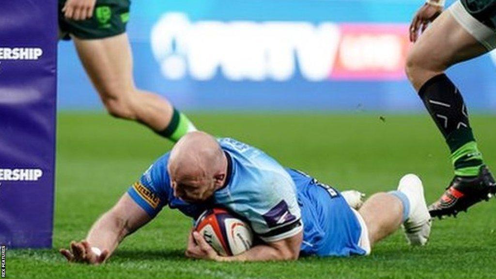 Matt Kvesic scored one of Worcester's tries when they won the Premiership Rugby Cup in May