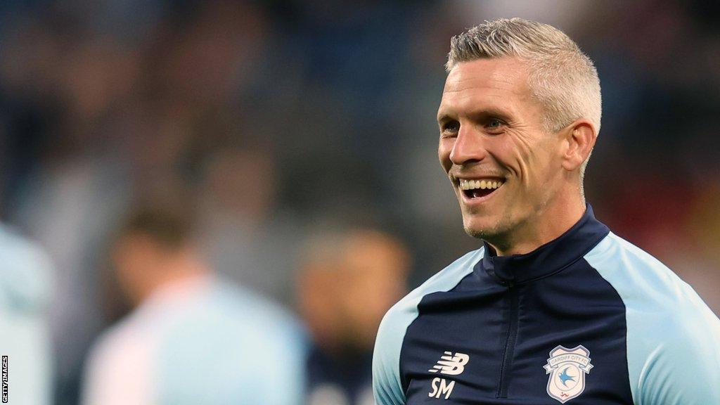 Steve Morison when in charge of Cardiff