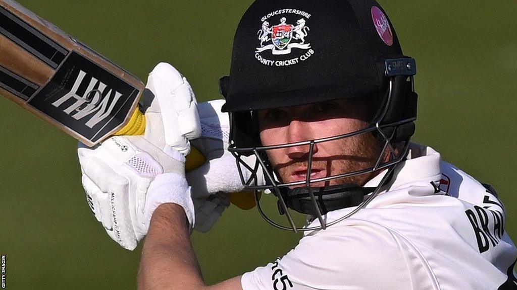 James Bracey batting for Gloucestershire