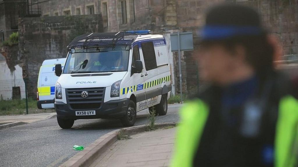 Police officer in Manchester