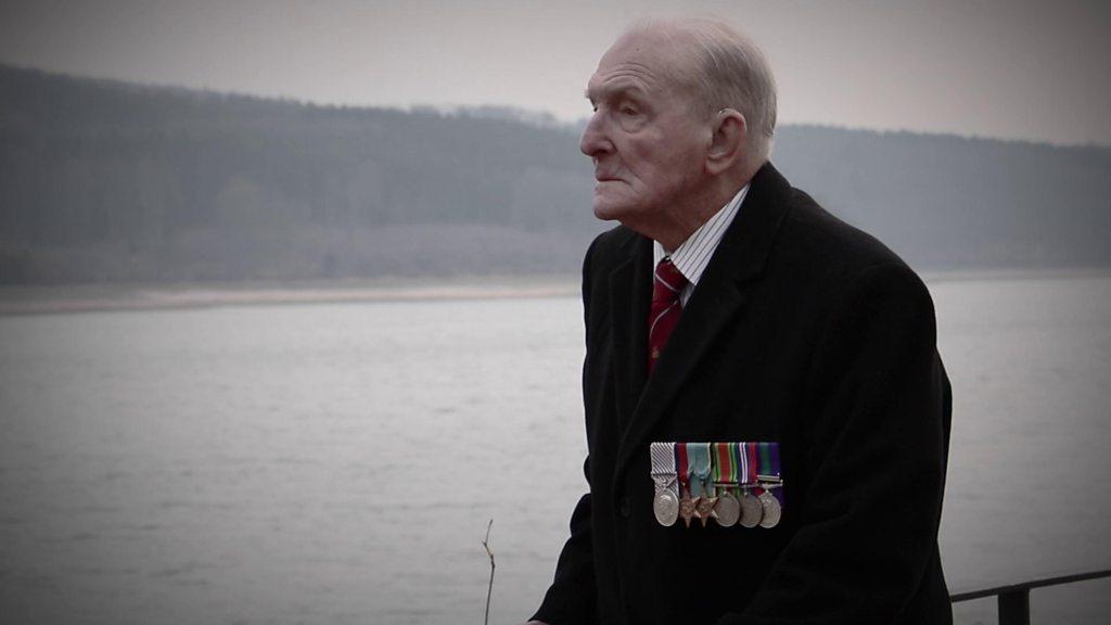 Johnny Johnson overlooks the Sorpe Dam in Germany