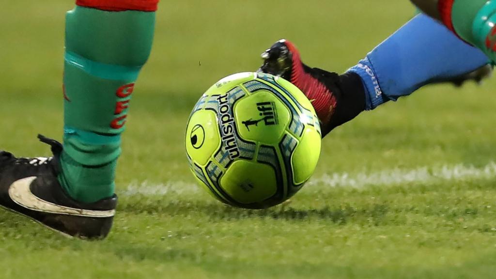 Action from Glentoran against Coleraine