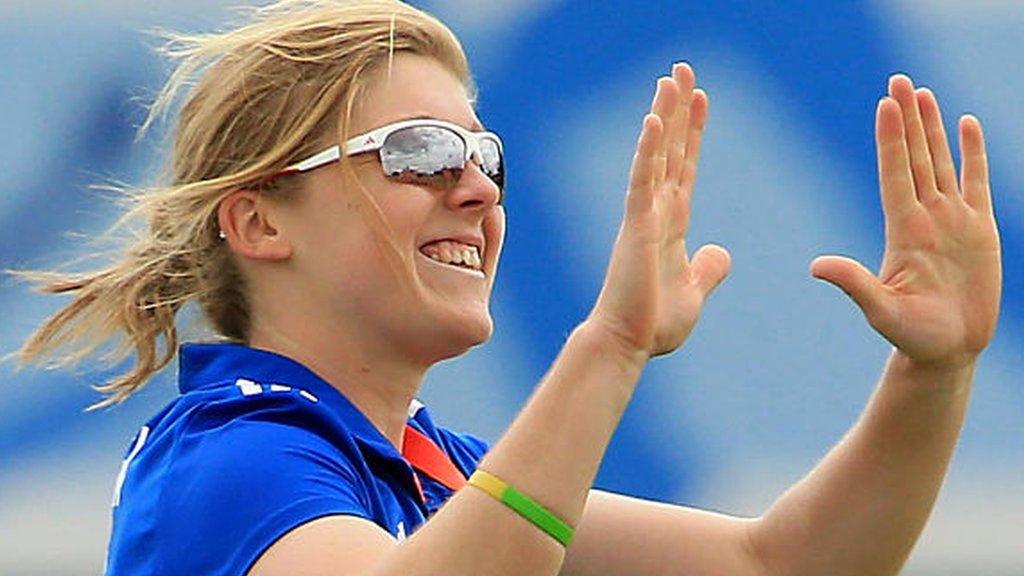 England women's captain Heather Knight