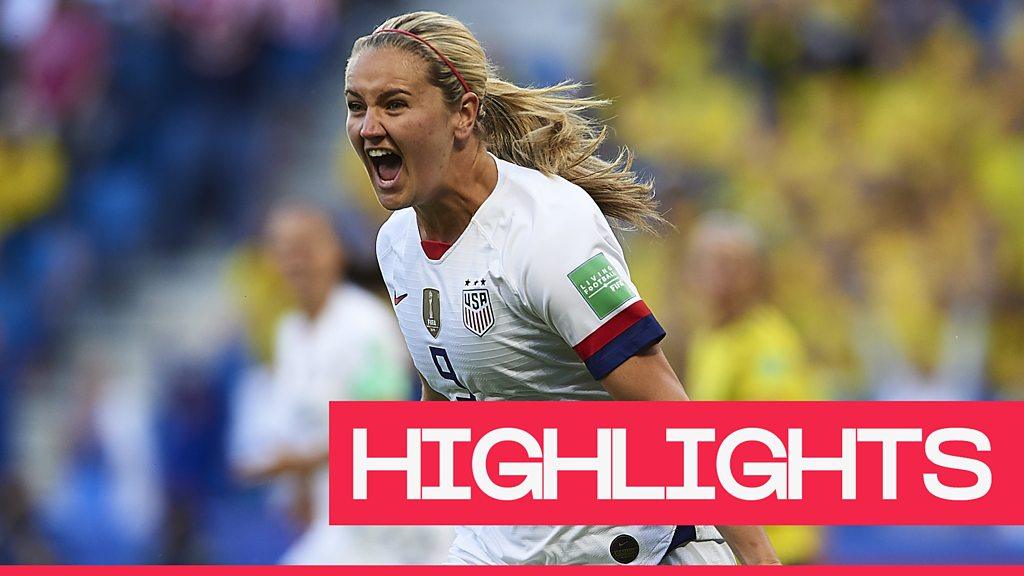 Womens World Cup 2019 Favourites Usa Beat Sweden 2 0 To Top Group F Bbc Sport 7408