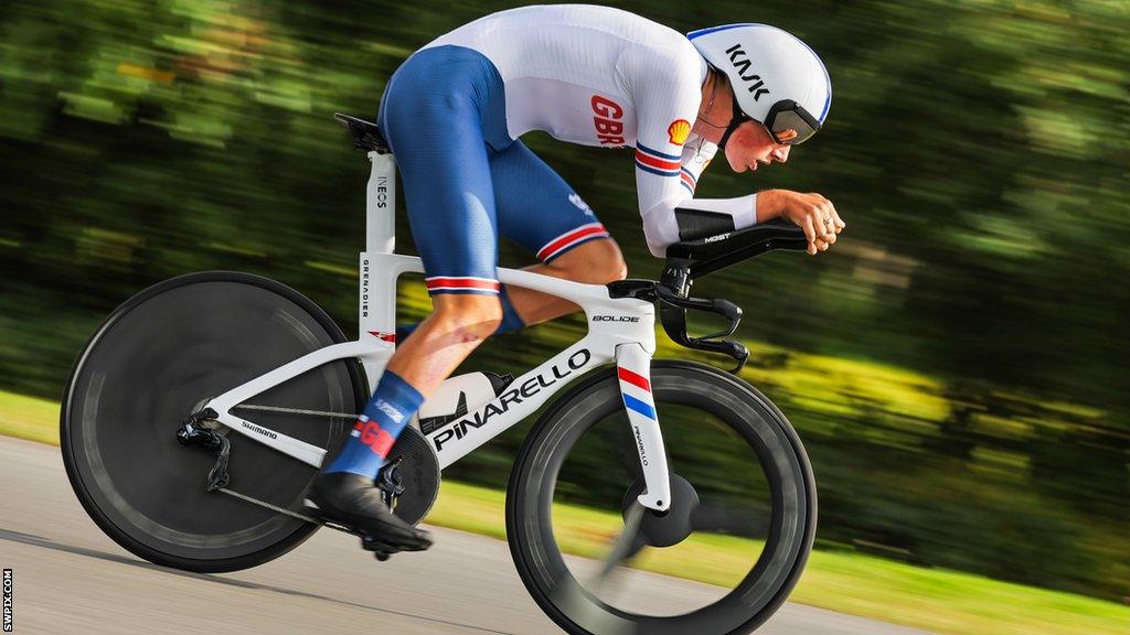 Great Britain's Josh Tarling at the European Road Cycling Championships