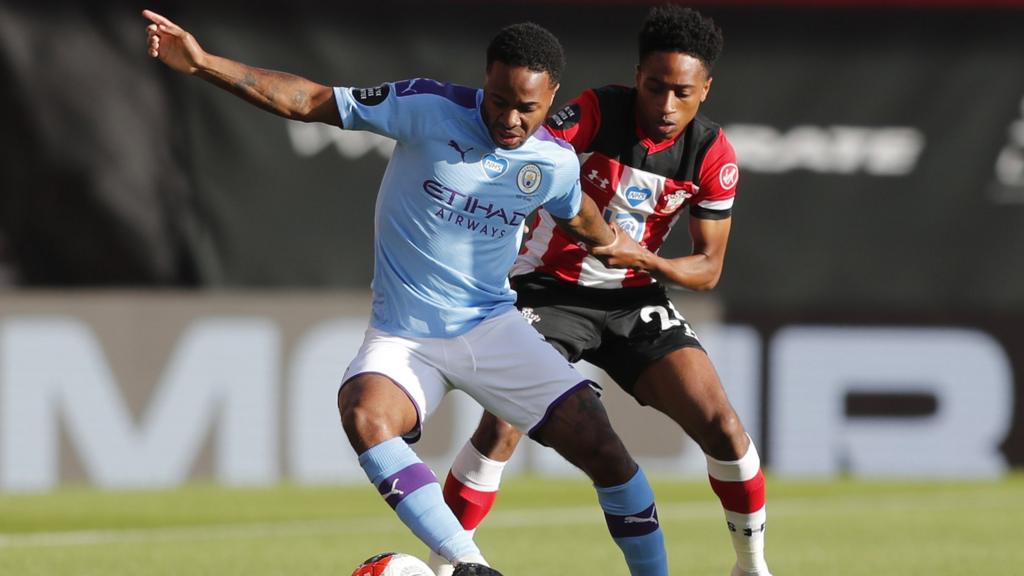 Raheem Sterling and Kyle Walker-Peters