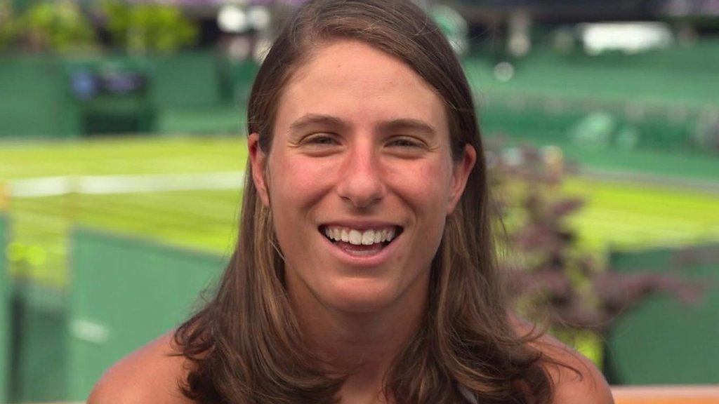 British tennis player Johanna Konta