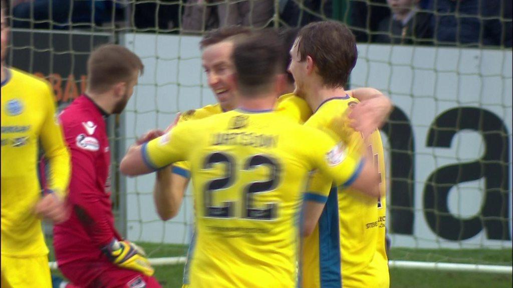 St Johnstone celebrate