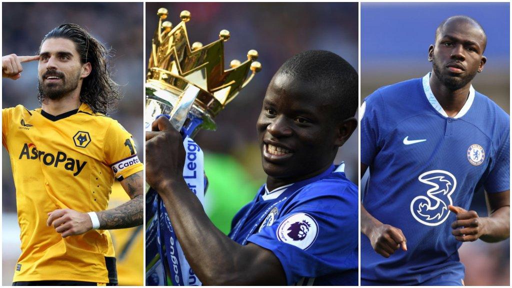 Ruben Neves N'Golo Kante and Kalidou Koulibaly,