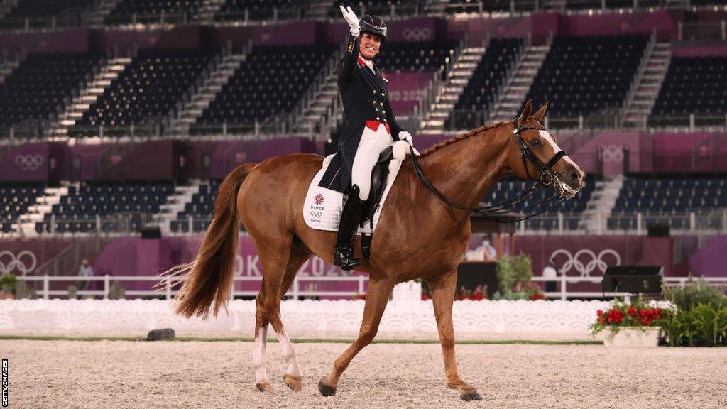 Charlotte Dujardin of Team Great Britain