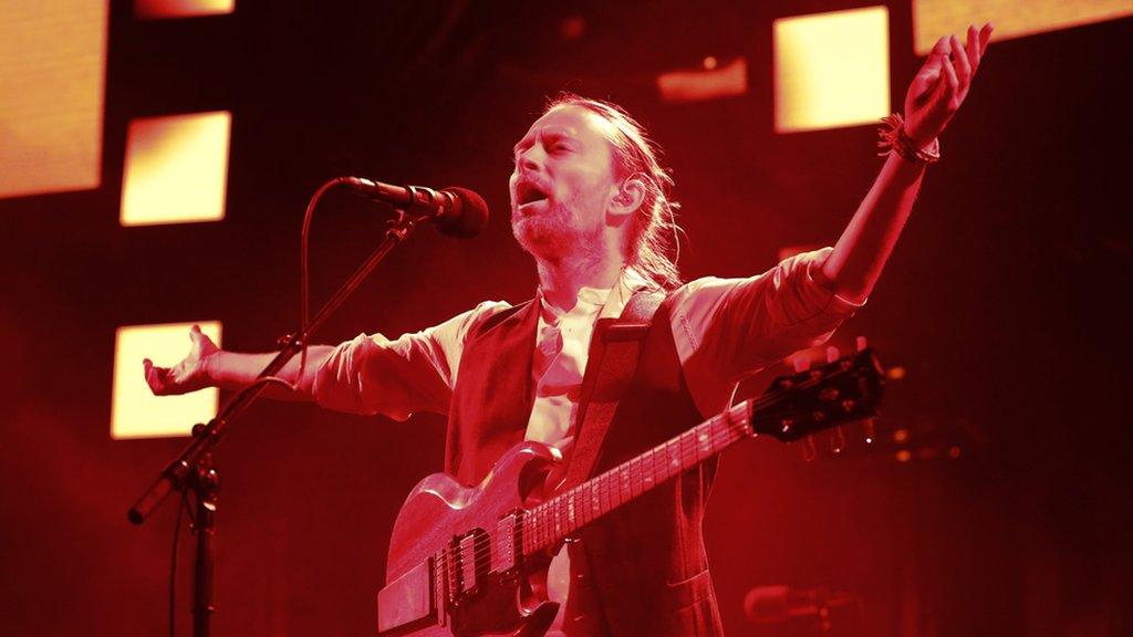 Thom Yorke of Radiohead