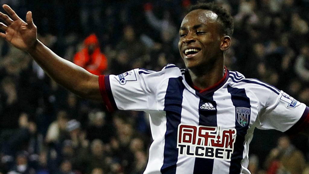 Saido Berahino scored West Brom's third