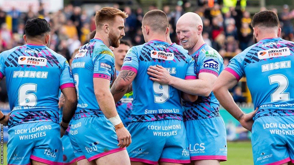 Wigan had eight different try scorers at The Jungle