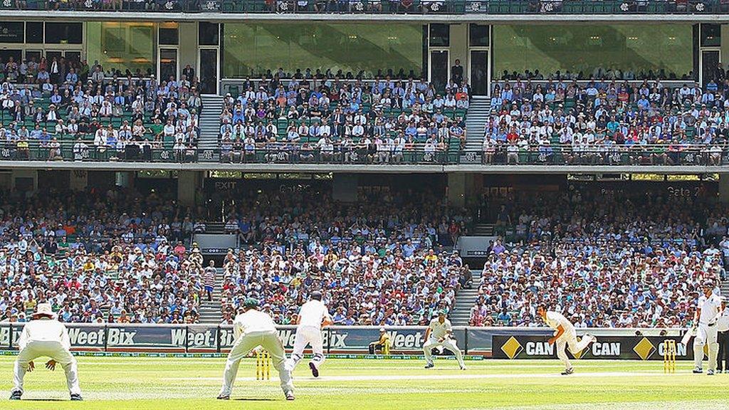 Fourth Ashes Test match between Australia and England at The M.C.G.