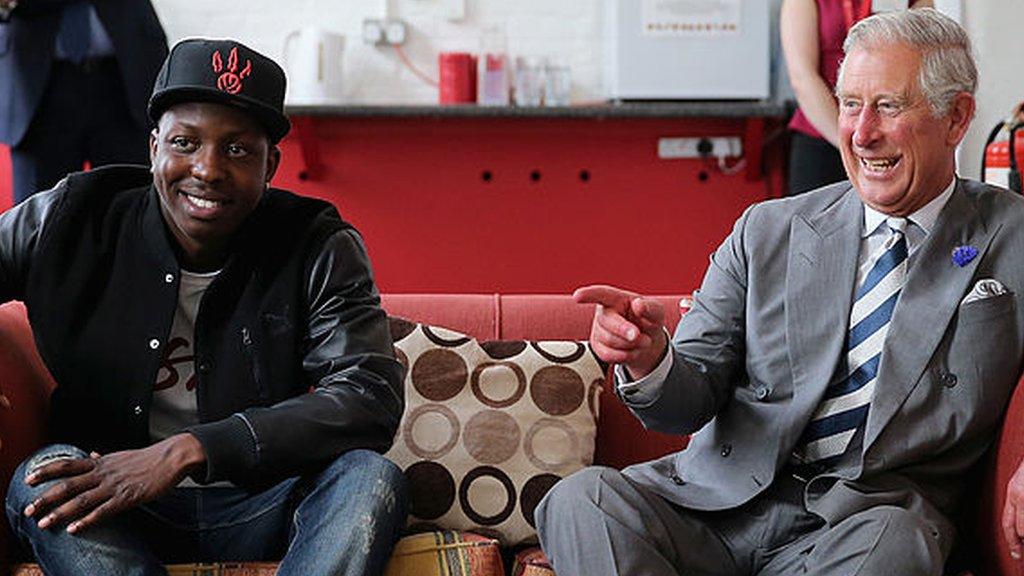 Jamal Edwards and Prince Charles