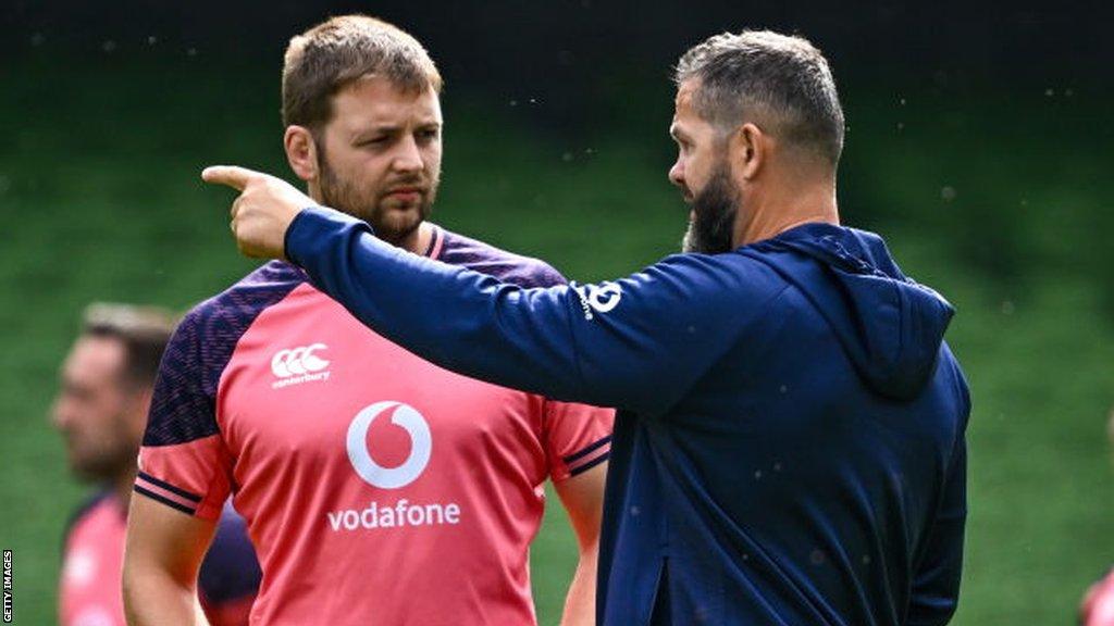 Iain Henderson and Andy Farrell