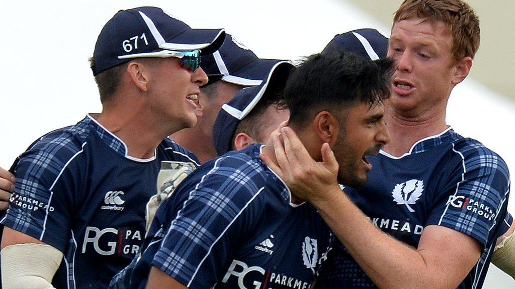 Scotland players celebrate