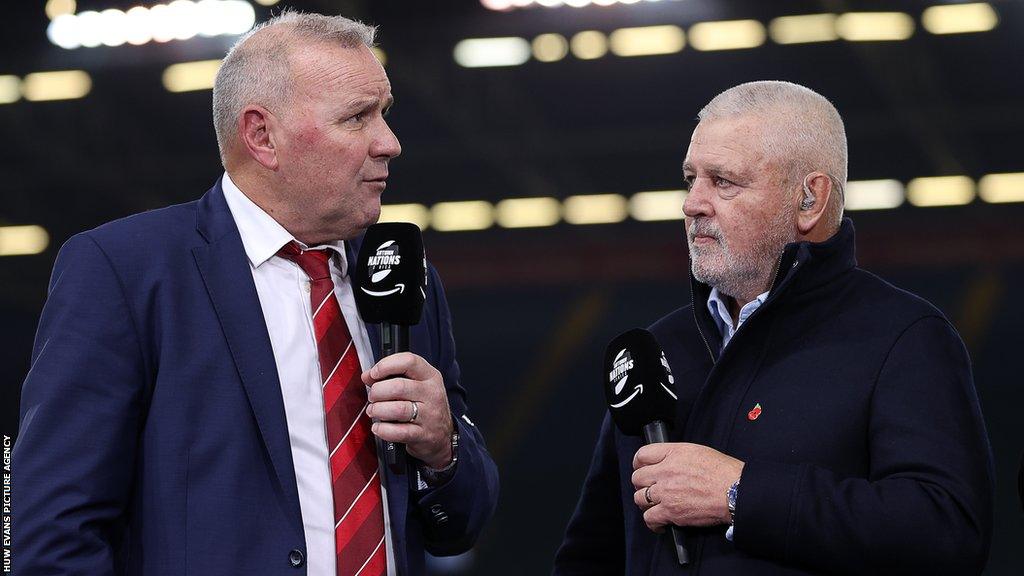 Wayne Pivac (L) replaced Warren Gatland as Wales head coach after the 2019 World Cup