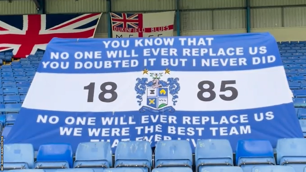 Bury banner in the stand