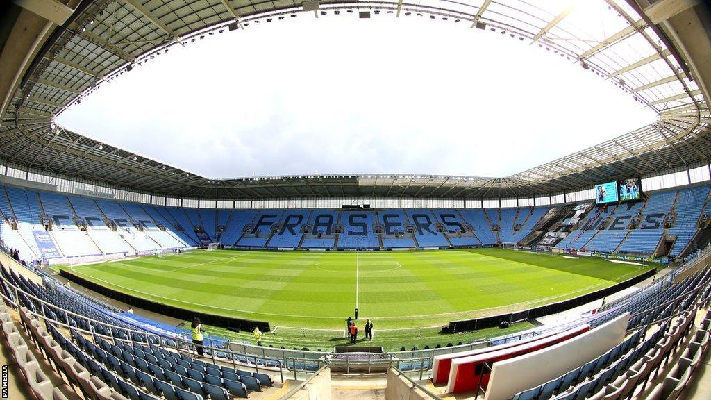 General view of Coventry's CBS Arena home ground