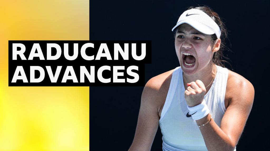 Raducanu 'proud' of battling display in Australian Open first-round win