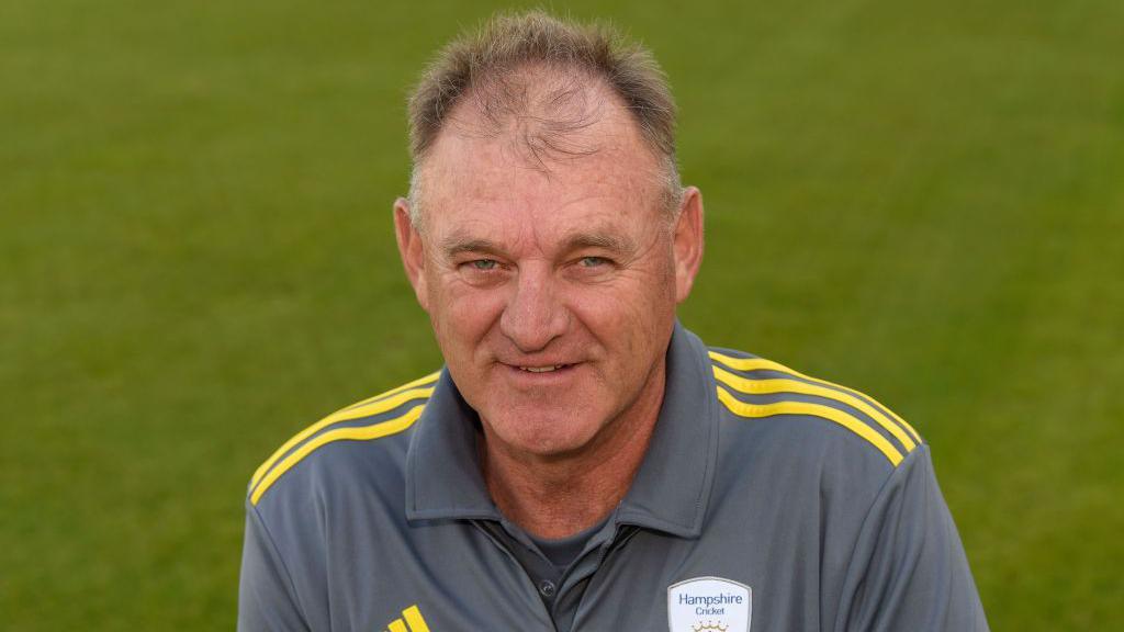 Hampshire coach Adrian Birrell poses for a portrait during a Hampshire photo call at The Ageas Bowl 