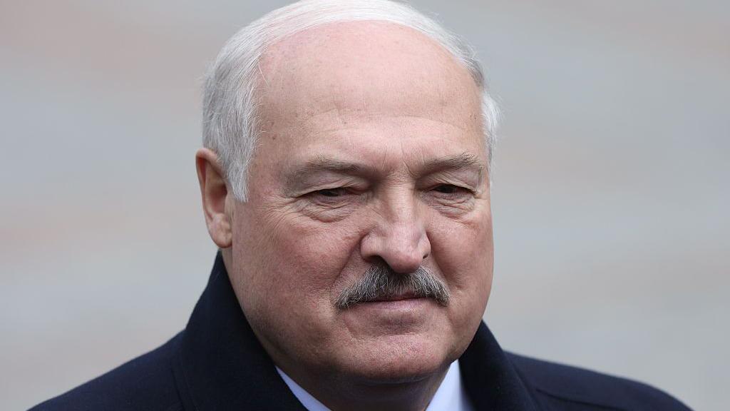 A picture of President of Belarus Aleksandr Lukashenko
