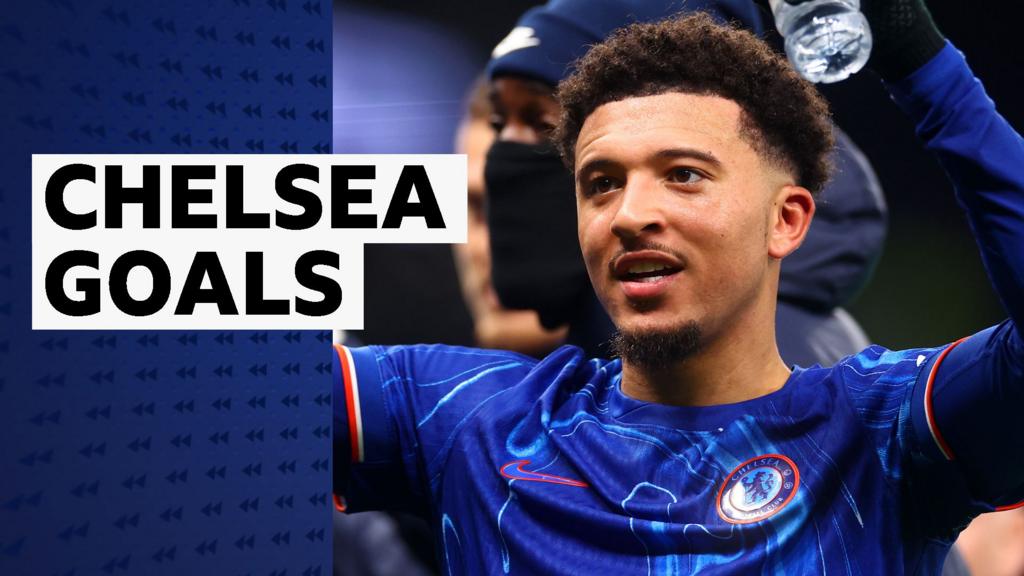 Watch Sancho's three Premier League goals for Chelsea