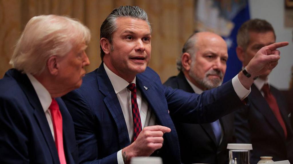 Hegseth says he did not see survivors before second drug boat strike - BBC  News