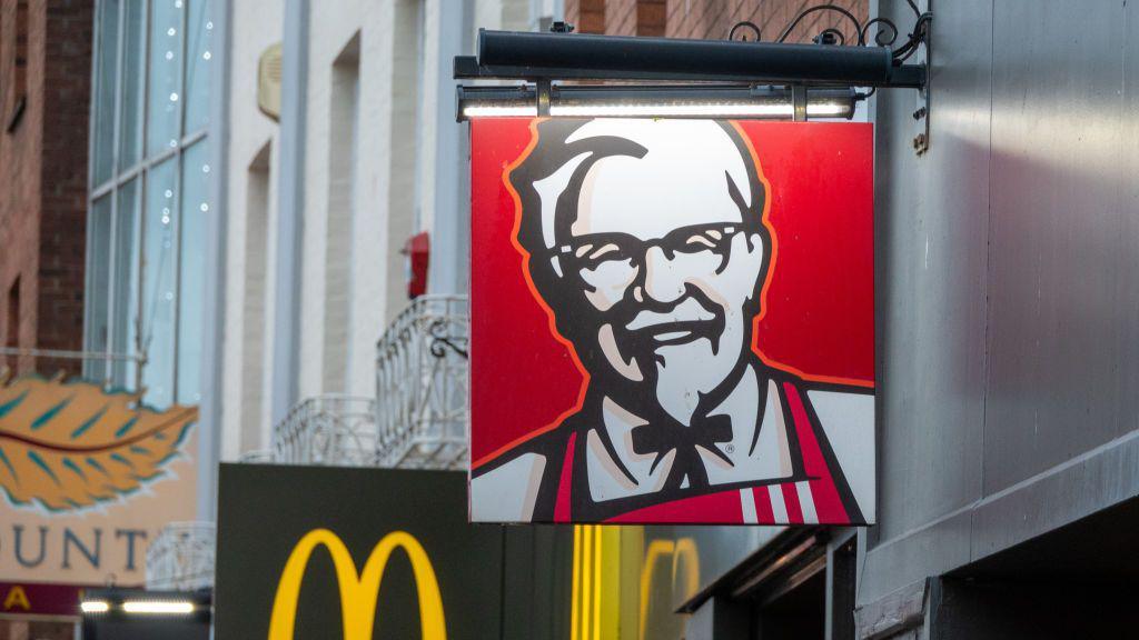 A KFC sign in Taunton