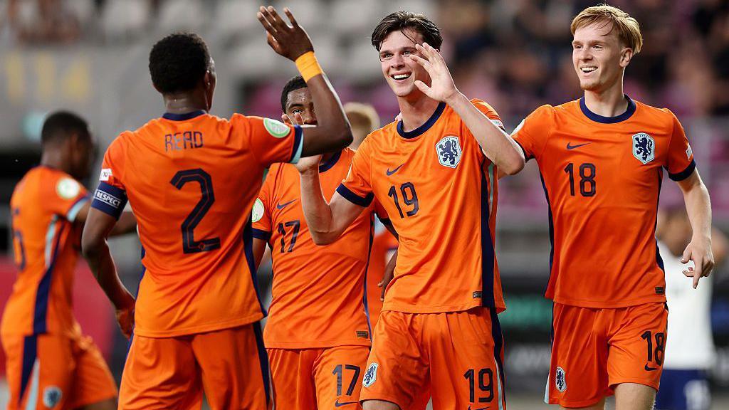 The Netherlands celebrate