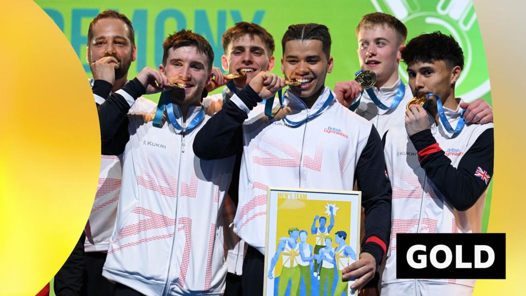 GB men 'incredibly proud' of European gymnastics team gold